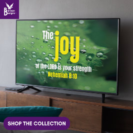JOY OF THE LORD Christelijk Lijst Kunst voor TV Poster