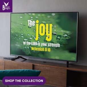 JOY OF THE LORD Christelijk Lijst Kunst voor TV Poster