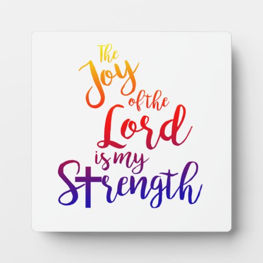 Joy of the Lord Fotoplaat (Voorkant)