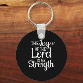 Joy Of The Lord Is My Strength Sleutelhanger (Voorkant)