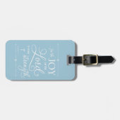 Joy of the Lord - Nehemiah 8:10 Bagagelabel (Voorkant horizontaal)