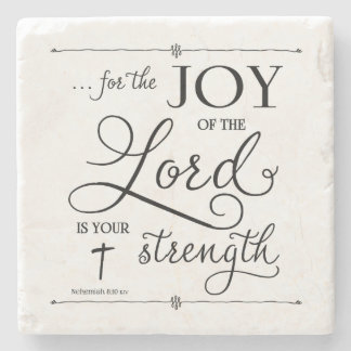 Joy of the Lord - Nehemiah 8:10 Stenen Onderzetter