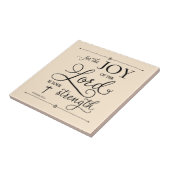 Joy of the Lord - Nehemiah 8:10 Tegeltje (Zijkant)