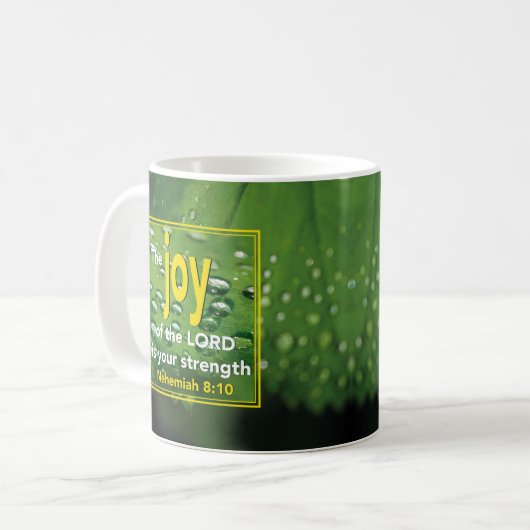 JOY OF the LORD Personalized Koffiemok (Voorkant links)