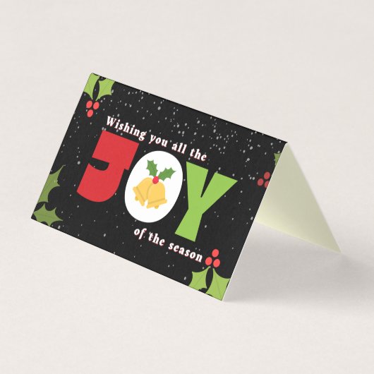 Joy of the Season 25-pak kerstkaarten Kaart (Voorkant)