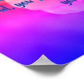 Joy of the Soul Roos Inspirerend Quote Poster (Hoek)