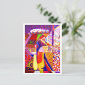 JOY OF TRADING Briefkaart BY MOJI GBADAMOSI OKUBUL (Staand voorkant)