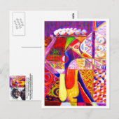 JOY OF TRADING Briefkaart BY MOJI GBADAMOSI OKUBUL (Voorkant / Achterkant)