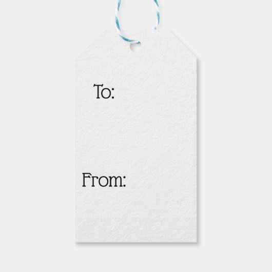 Joy op Red Background Gift Label Cadeaulabel (Achterkant)