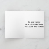 "JOY" OP "UW GROTE DAG" KAART (Binnen)