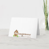 JOY Opgevouwen Schriftvers Kerst Kaart (Achterkant)