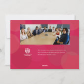 Joy Ornament Business Holiday Card Feestdagenkaart (Achterkant)