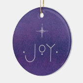 JOY Ornament, MET PERSOONLIJKE BOODSCHAP Keramisch Ornament (Links)