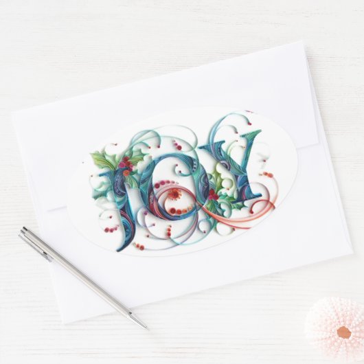 Joy Ovale Sticker (Envelop)