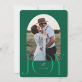 JOY Pas getrouwd is net getrouwd met kerst Kaart (Voorkant)