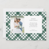 Joy Pas getrouwd Kerstmis Fotokaart Feestdagenkaart (Achterkant)