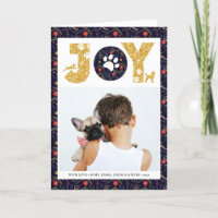 JOY Paws Gold | Pet Lovers Pine Bough Floral