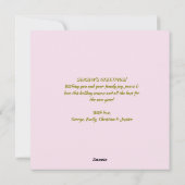 Joy Peace and Love Christmas Tree Kaart (Achterkant)