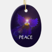 Joy & Peace Angel Ornament (Achterkant)