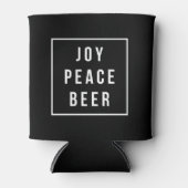 Joy Peace Beer | Funny Holiday Blikjeskoeler (Voorkant)