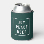 Joy Peace Beer | Funny Holiday Blikjeskoeler (Blikje Voorkant)