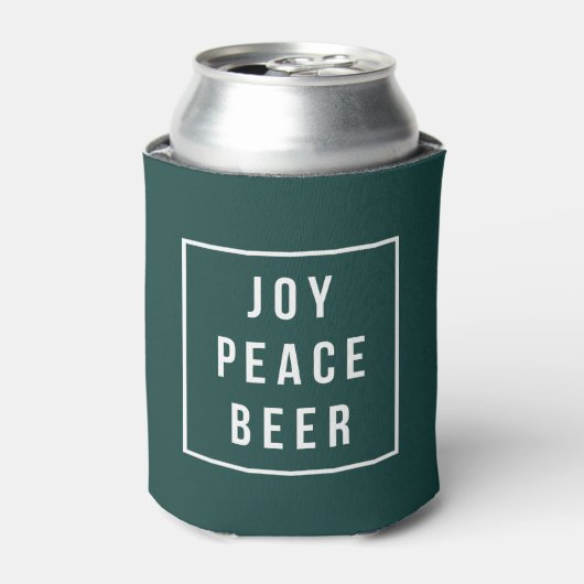 Joy Peace Beer | Funny Holiday Blikjeskoeler (Blikje Voorkant)