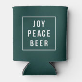 Joy Peace Beer | Funny Holiday Blikjeskoeler (Voorkant)
