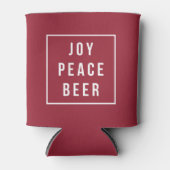 Joy Peace Beer | Rood- en wittefeestdag Blikjeskoeler (Voorkant)