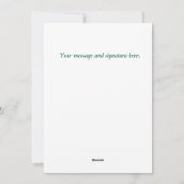 Joy, Peace & Birdies Feestdagenkaart (Achterkant)