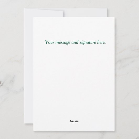 Joy, Peace & Birdies Feestdagenkaart (Achterkant)