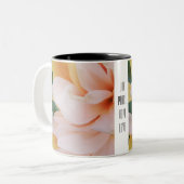 Joy Peace Hope Love Floral Mok (Voorkant links)