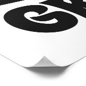 Joy Peace Latkes Grease Funny Jewish Hanukkah Gift Poster (Hoek)