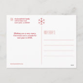 Joy Peace & Love-kerstBriefkaart Feestdagenkaart (Achterkant)