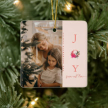 Joy Peace Love | Kerstmis Familie Foto