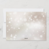 Joy Peace Love Modern Script Family Foto Feestdagenkaart (Achterkant)