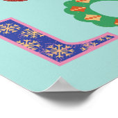 Joy, peace, love motivational quotes wall art poster (Hoek)