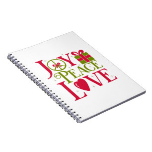 Joy Peace Love Notitieboek
