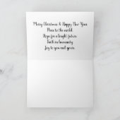 Joy Peace Love UW FOTO of Keep Snowman Photo Kaart (Binnen)