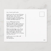 Joy Peace Love Vakantie Foto Briefkaart (Achterkant)