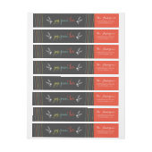 Joy Peace Love Wrap rond Labels (Vel)