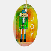 Joy + Peace Nutkraker - Ovaal siermiddel Keramisch Ornament (Rechts)