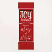 Joy Peace Red Yogamat (Voorkant)