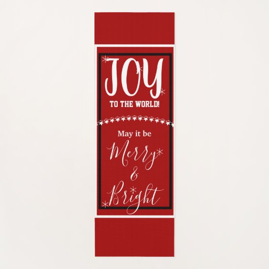 Joy Peace Red Yogamat (Voorkant)