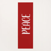 Joy Peace Red Yogamat (Achterkant)
