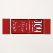Joy Peace Red Yogamat (Voorkant (horizontaal))