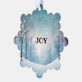 JOY & PEACE SNEEUWVLOKPAPIER ORNAMENT KAART (Links)