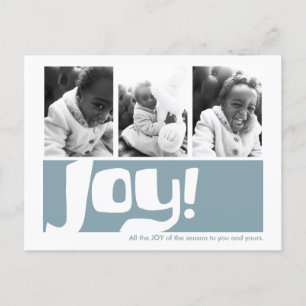Joy & Peace Triptych Postcard Feestdagenkaart