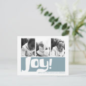 Joy & Peace Triptych Postcard Feestdagenkaart (Staand voorkant)