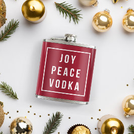 Joy Peace Vodka | Rood- en wittefeestdag Heupfles
