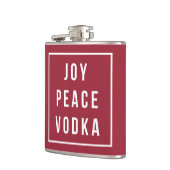 Joy Peace Vodka | Rood- en wittefeestdag Heupfles (Links)